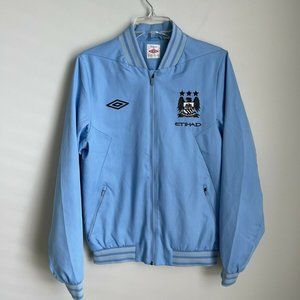 Tailored by Umbro Blue MCFC Etihad Jacket